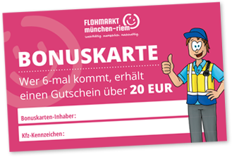 Bonuskarte Flohmarkt München-Riem